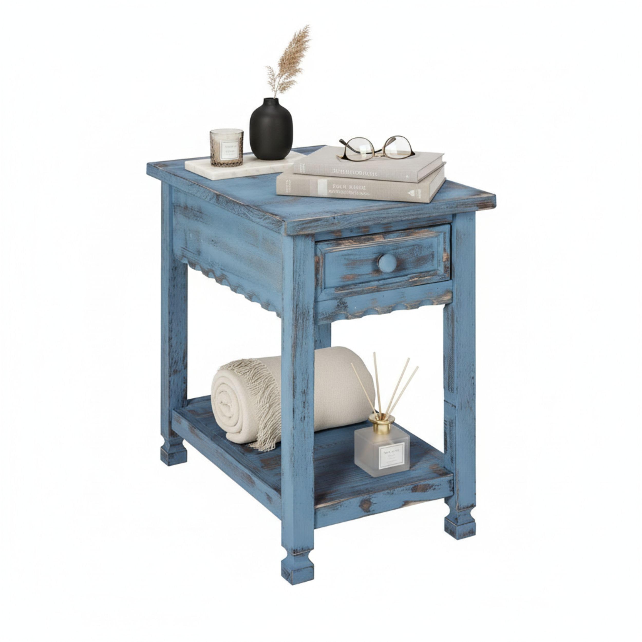 Amazon.com: Alaterre Furniture Country Cottage Chairside End Table